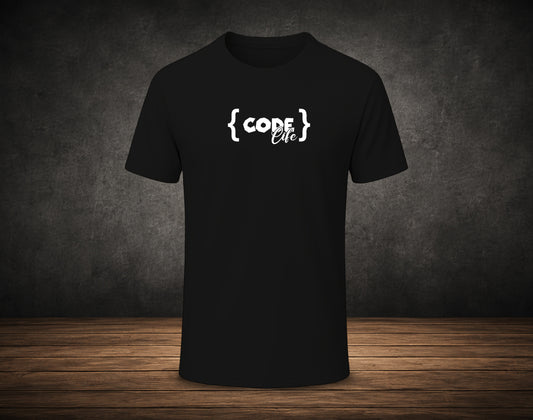 Code Life - Half Sleeve Round Neck T-Shirt