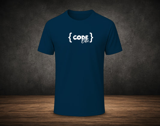 Code Life - Half Sleeve Round Neck T-Shirt