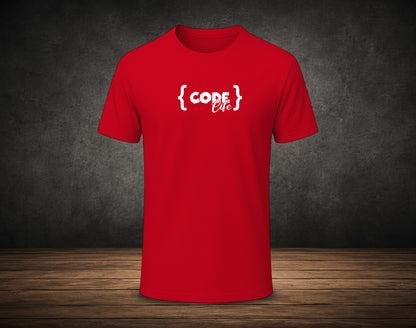 Code Life - Half Sleeve Round Neck T-Shirt