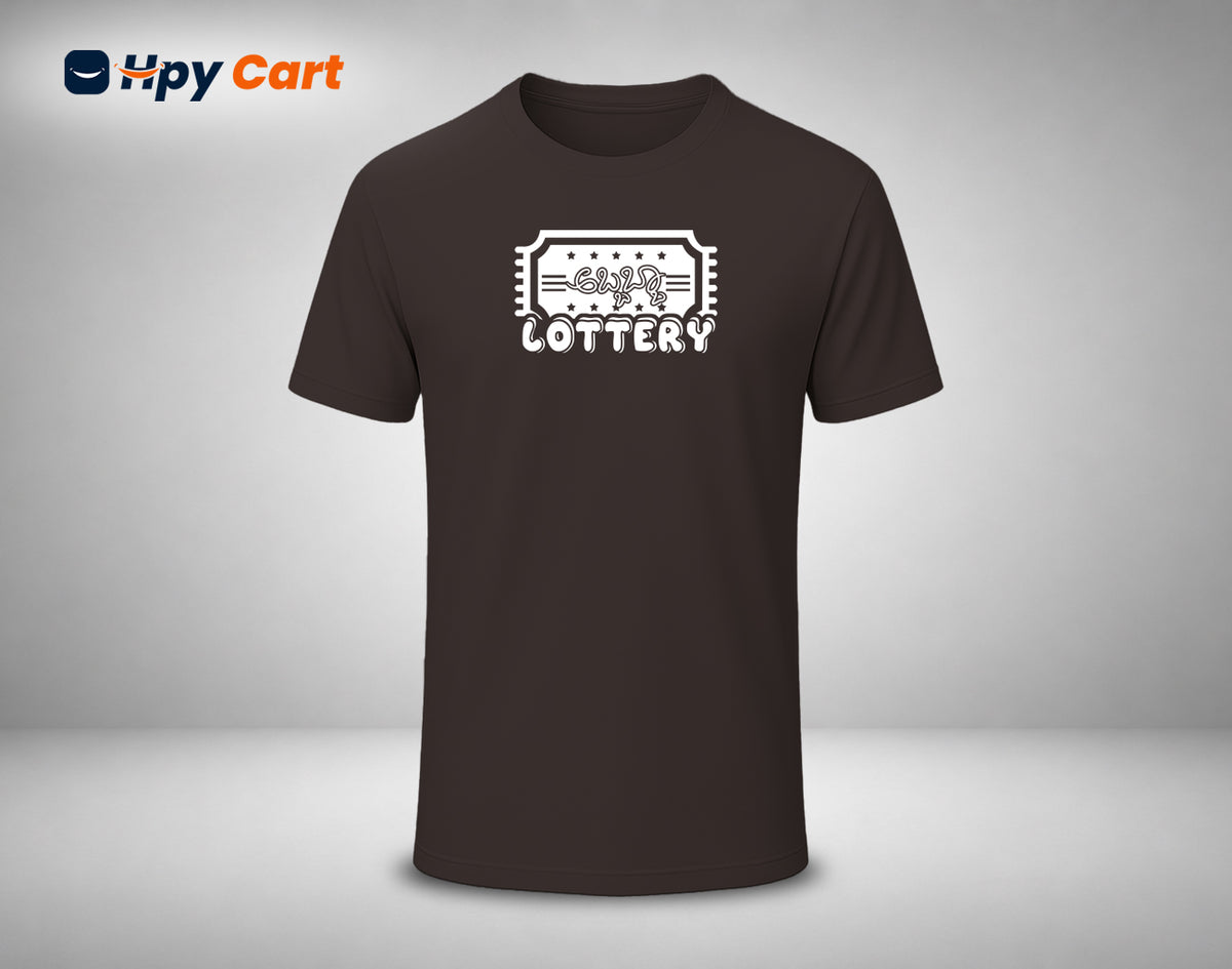 Abbabba Lottery - Half Sleeve Round Neck T-Shirt (Kannada T-Shirt)