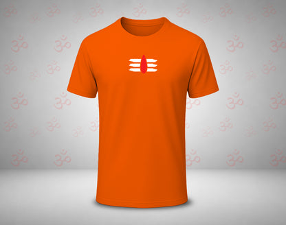 Shiva Vibhuthi Thilaka - Half Sleeve Round Neck T-Shirt