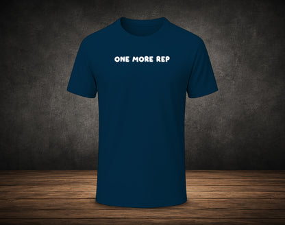 One More Rep - Half Sleeve Round Neck T-Shirt (Gym T-Shirt)