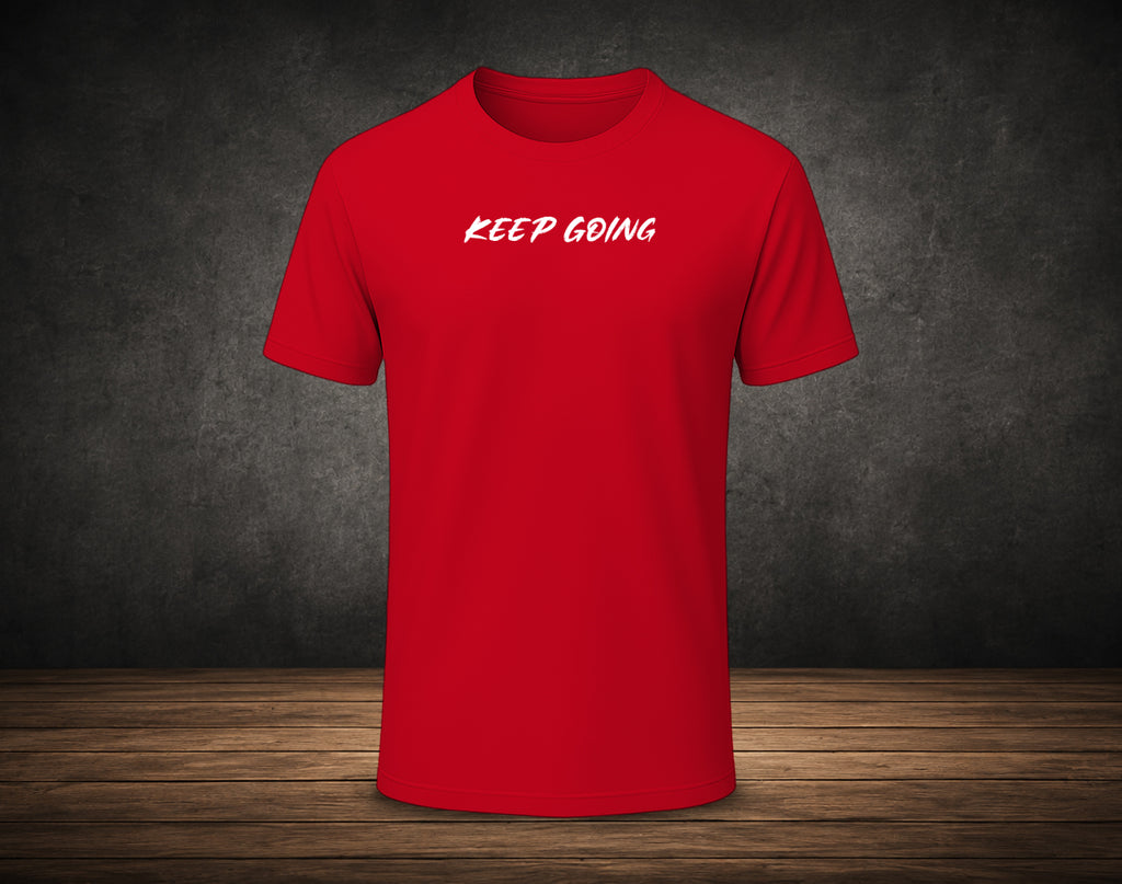 Keep Going - Half Sleeve Round Neck T-Shirt
