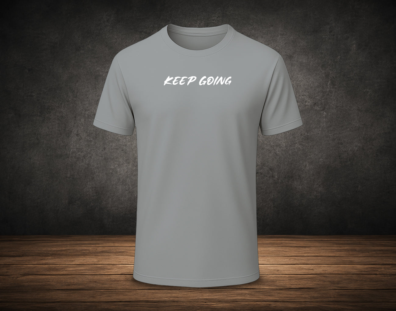 Keep Going - Half Sleeve Round Neck T-Shirt