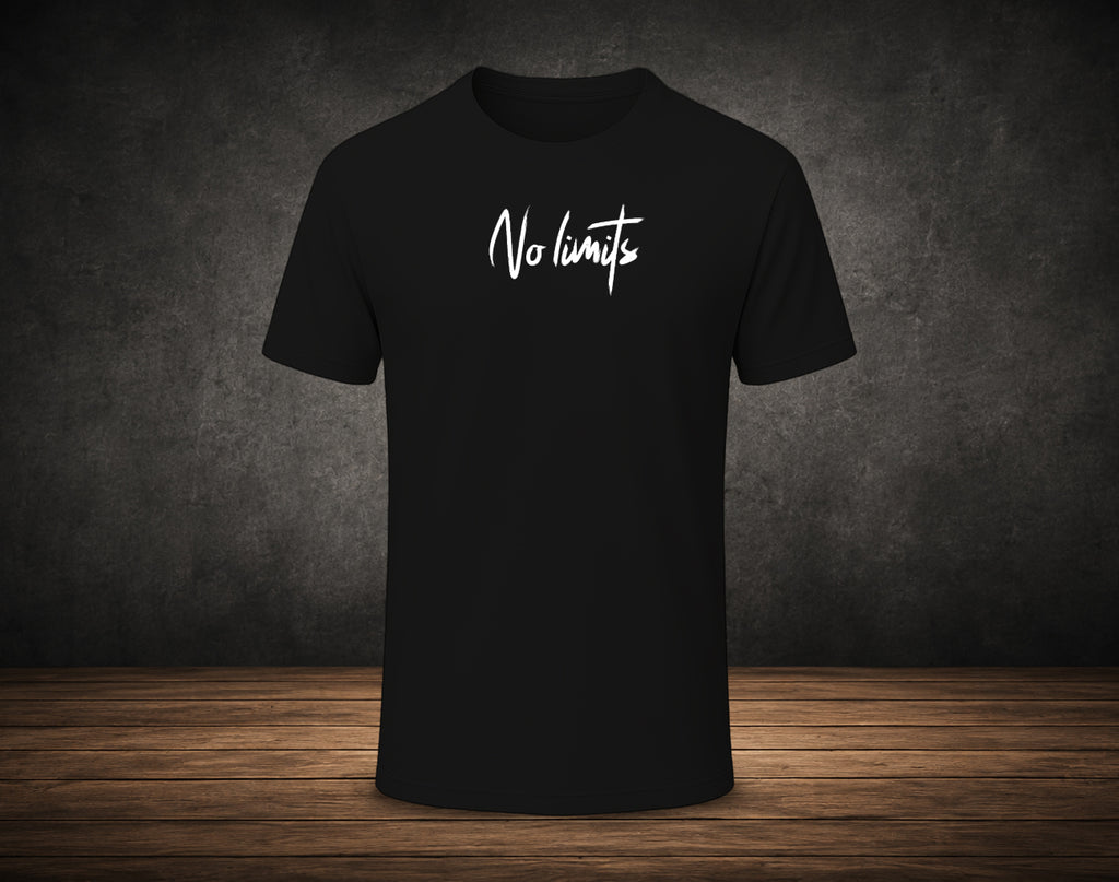 No limits - Half Sleeve Round Neck T-Shirt