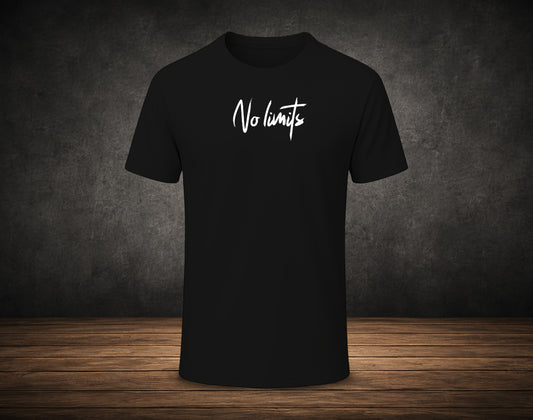 No limits - Half Sleeve Round Neck T-Shirt (Gym T-Shirt)