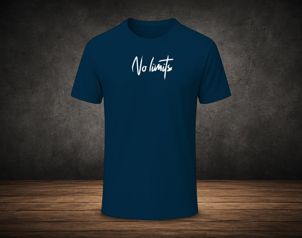 No limits - Half Sleeve Round Neck T-Shirt