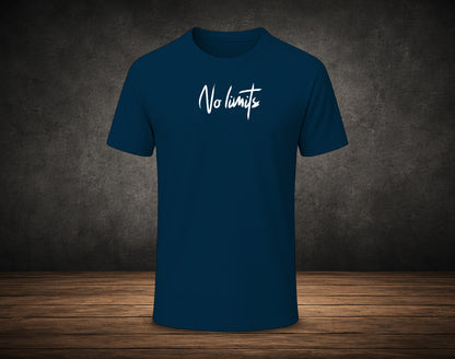 No limits - Half Sleeve Round Neck T-Shirt (Gym T-Shirt)