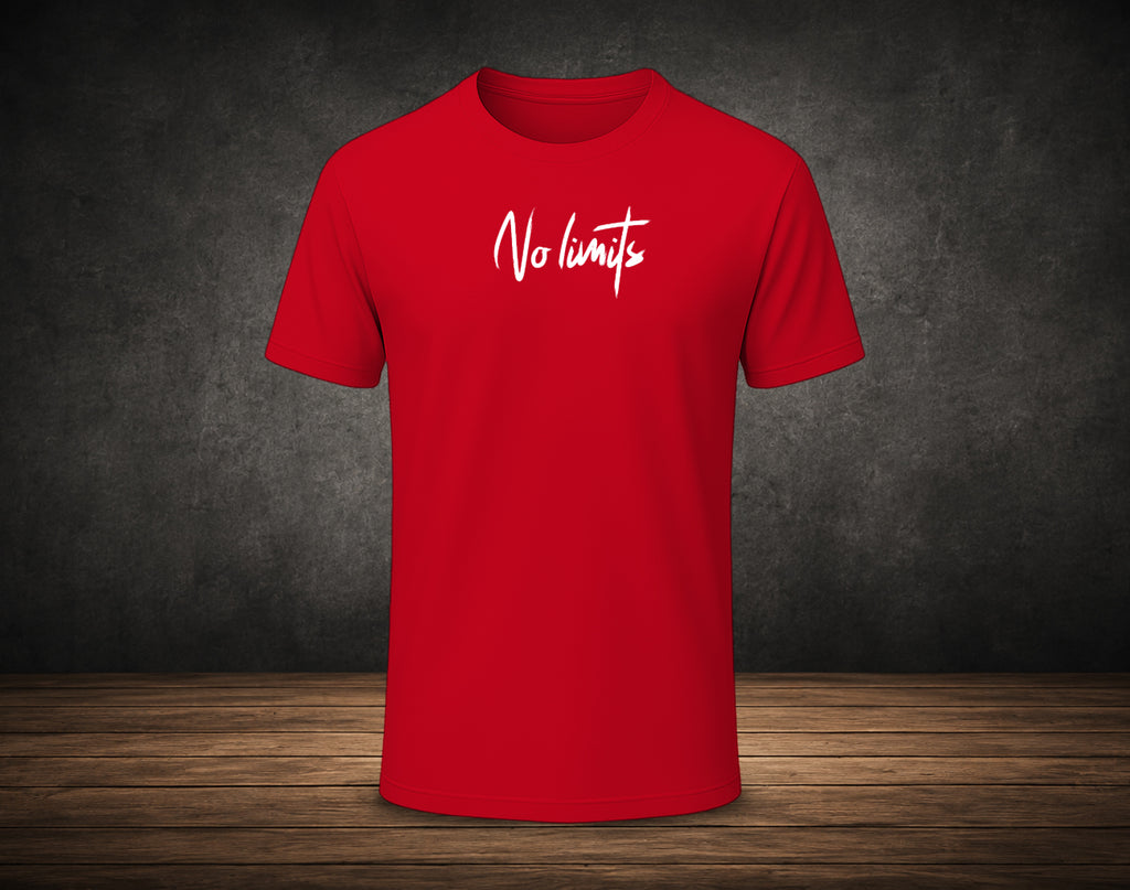 No limits - Half Sleeve Round Neck T-Shirt
