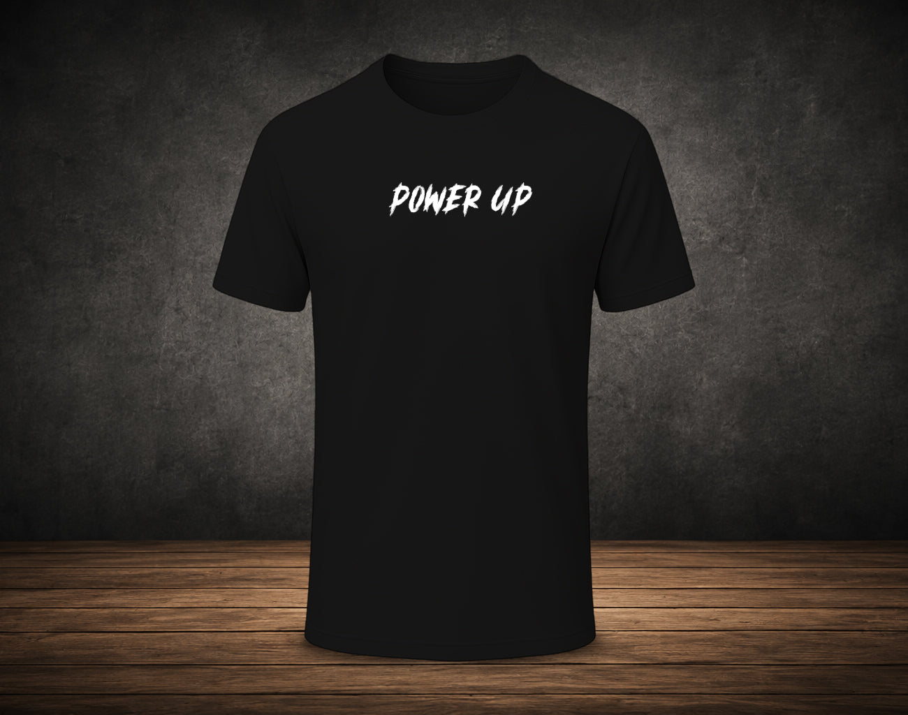 Power Up - Half Sleeve Round Neck T-Shirt