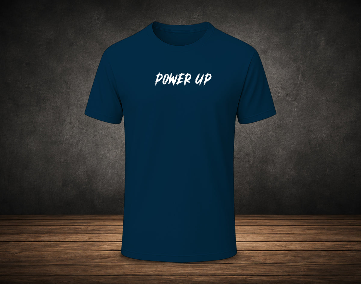 Power Up - Half Sleeve Round Neck T-Shirt (Gym T-Shirt)