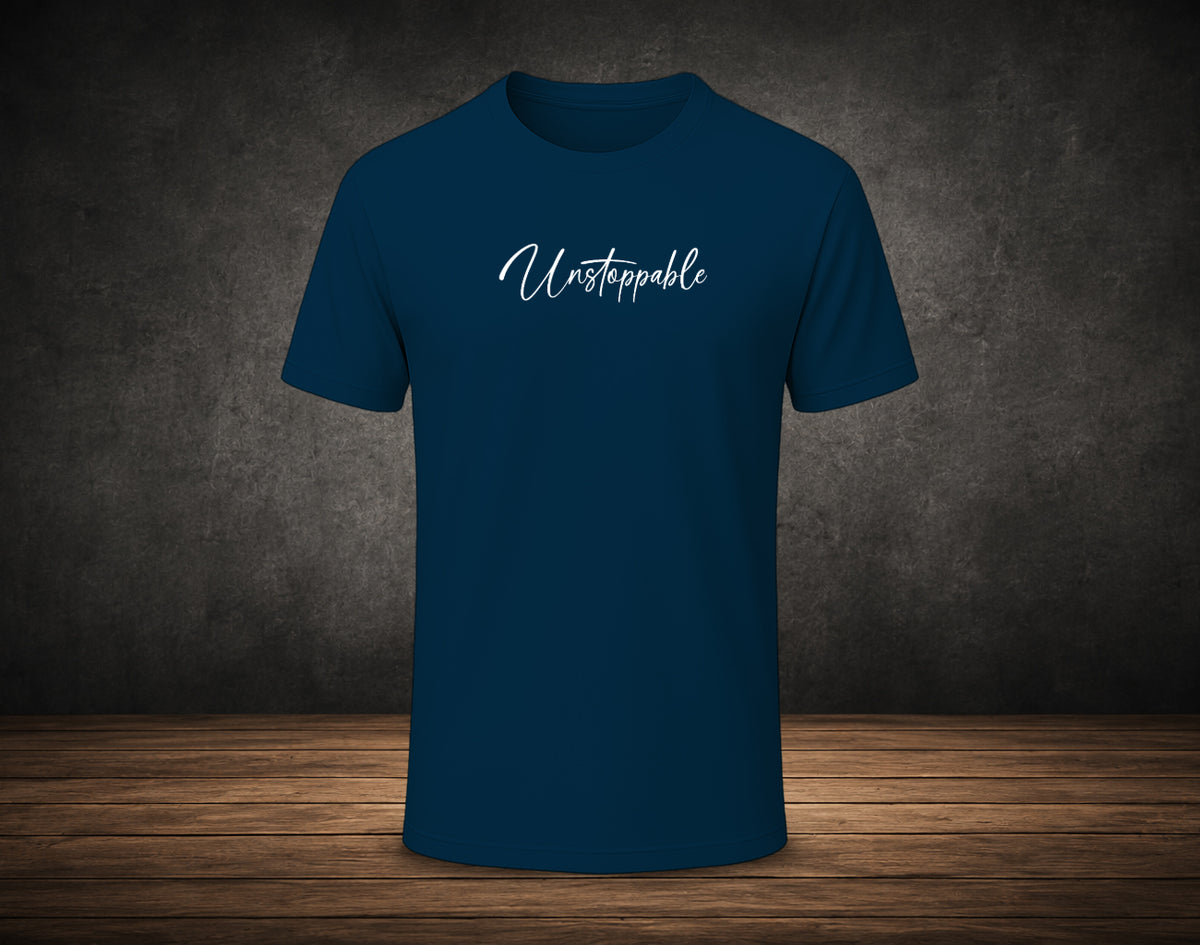 Unstoppable - Half Sleeve Round Neck T-Shirt (Gym T-Shirt)