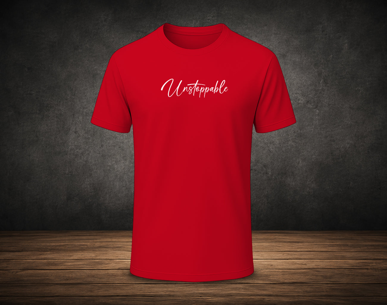 Unstoppable - Half Sleeve Round Neck T-Shirt