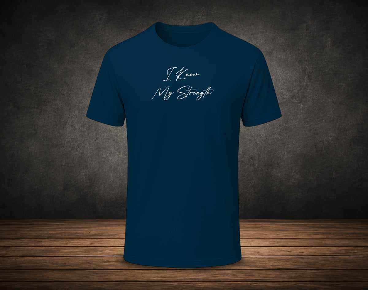 I Know  My Strength - Half Sleeve Round Neck T-Shirt (Gym T-Shirt)
