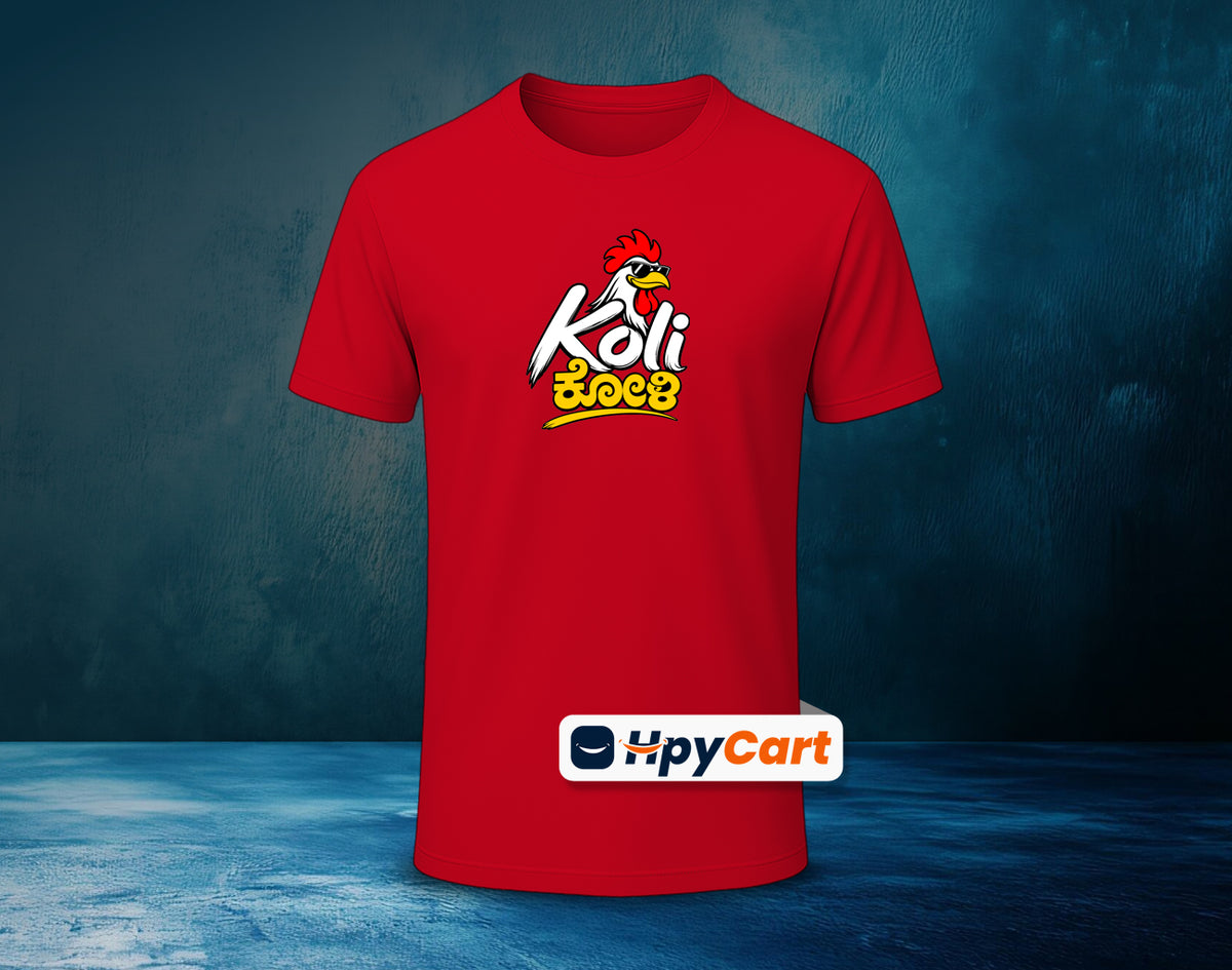 Koli Nickname - Half Sleeve Round Neck T-Shirt (Kannada T-Shirt)