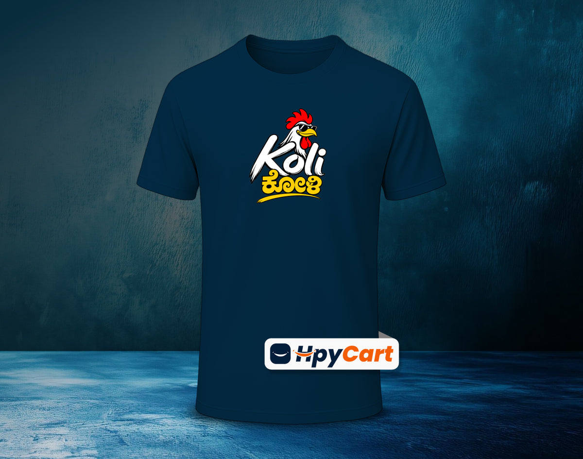 Koli Nickname - Half Sleeve Round Neck T-Shirt (Kannada T-Shirt)