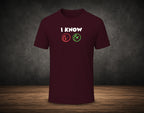 I Know Right or Wrong - Half Sleeve Round Neck T-Shirt