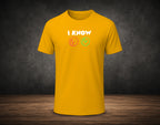 I Know Right or Wrong - Half Sleeve Round Neck T-Shirt