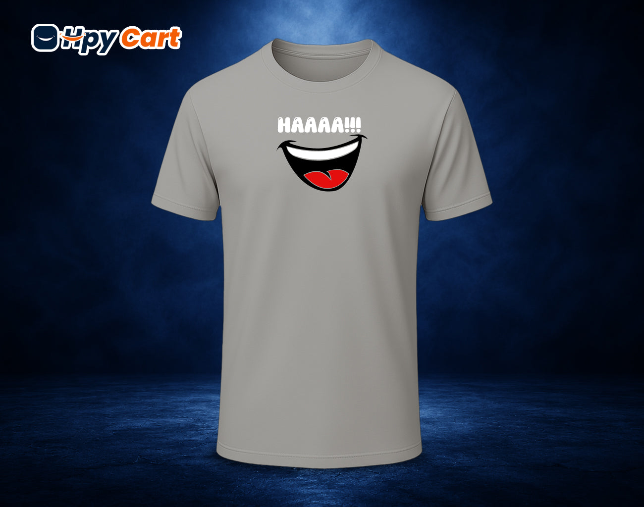 Haaaa!! - Half Sleeve Round Neck T-Shirt